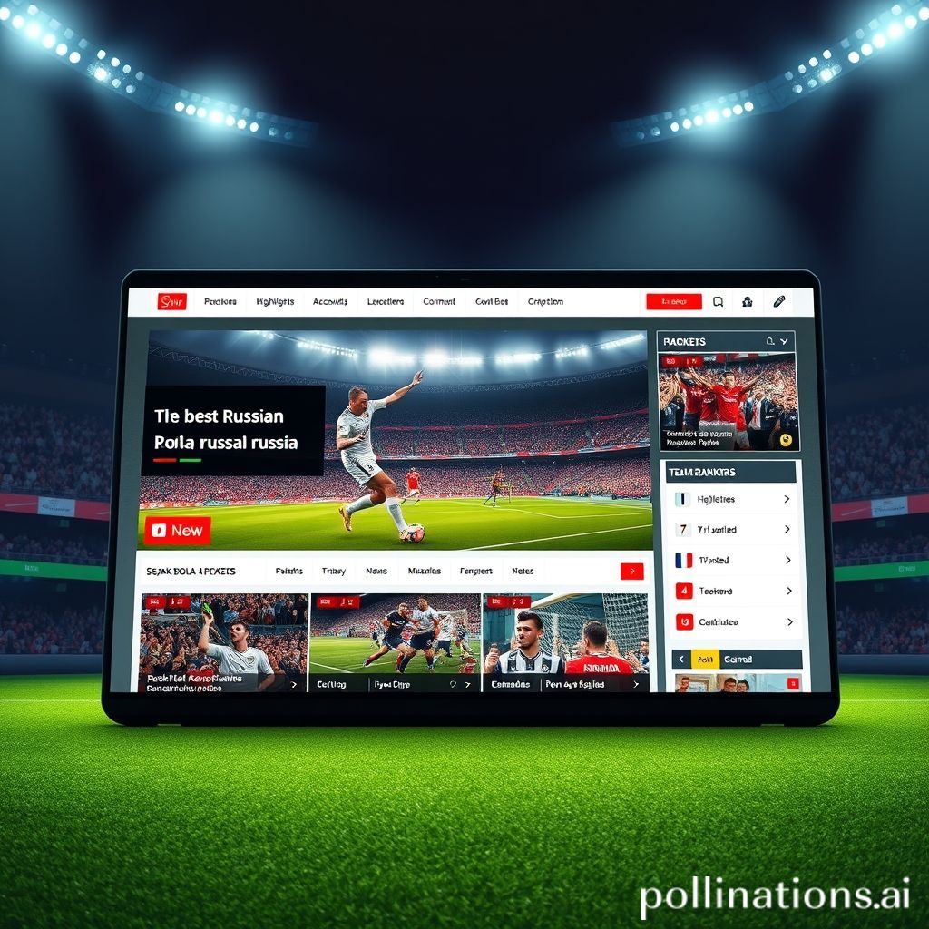 Situs Web Sepak Bola Rusia Terbaik